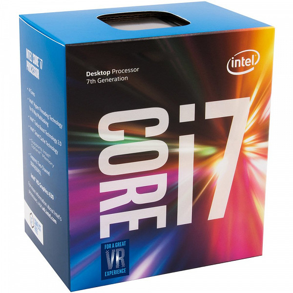 Processador Intel i7-7700 Kaby Lake 7a Geração, Cache 8MB, 3.6GHz (4.2GHz Max Turbo), LGA 1151 Intel HD Graphics BX80677I77700