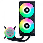 Water Cooler Lian Li x Redragon Galahad II lite 240, 240mm, ARGB, Intel-AMD, Black, Compatível Com LGA 1851, GA2L24RB-RD BLACK