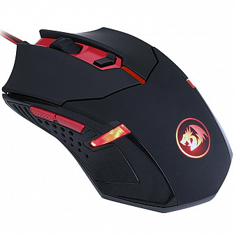 Mouse Gamer Redragon Centrophorus, 3200DPI, 6 botões, 8 Ajustes de Peso - M601-3