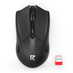 Mouse Office Redragon, 4000 DPI, USB 2.4GHz, Ambidestro, Preto - BM-2463