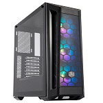 Gabinete Gamer Cooler Master MasterBox MB511, Mid Tower, 3x Fans ARGB Frontais, Lateral em Vidro Temperado, Preto - MCB-B511D-KGNN-RGA