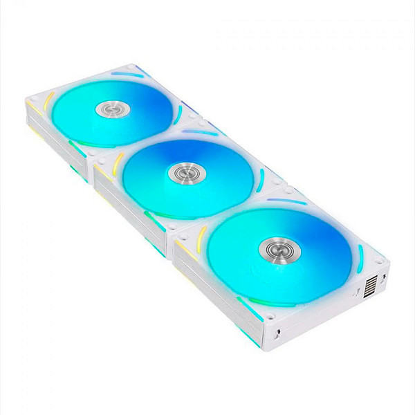 Kit Fan Lian Li com 3 Unidades Uni Fan AL120 V2, 120mm, ARGB, White, UF-AL120V2-3W