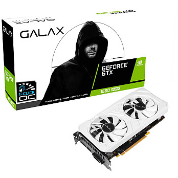 Placa de Vídeo Galax Geforce Gtx 1660 Super Ex White 1Click OC - 60SRL7DS04WS