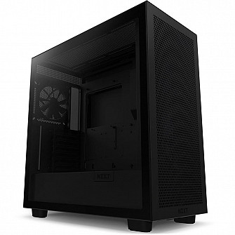 Gabinete NZXT H7 Flow, Mid Tower, ATX, Lateral em Vidro Temperado, 2x Fans, Preto - CM-H71FB-01