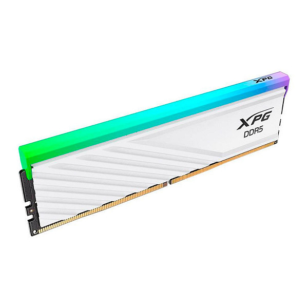 Memoria Adata XPG Lancer Blade, RGB, 8GB (1x8GB), DDR5, 5600MHz, C46, Branco, AX5U5600C468G-SLABRWH Memoria Adata XPG Lancer Blade, RGB, 8GB (1x8GB), DDR5, 5600MHz, C46, Branco, AX5U5600C468G-SLABRWH