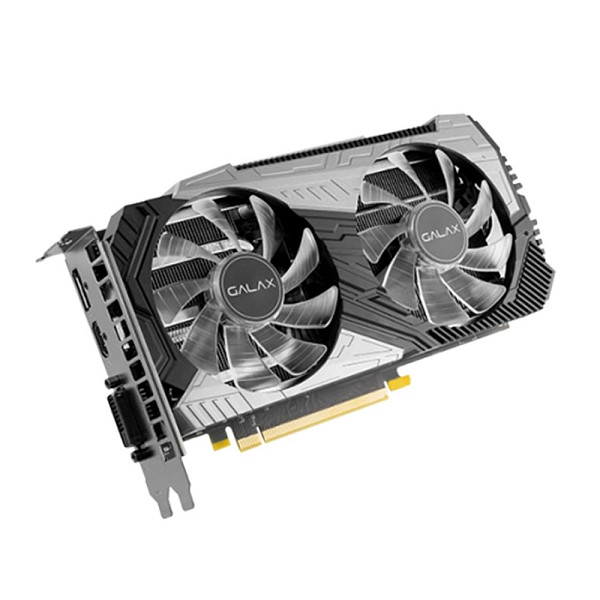 Placa de Vídeo Galax NVIDIA RTX 2060 Plus (1-Click OC), 6GB GDDR6, LED, Ray Tracing - 26NRL7HP68CX