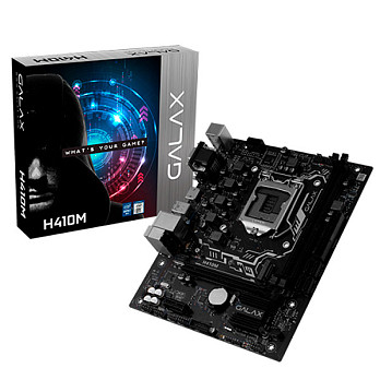 Placa Mãe GALAX H410M  Chipset H410, Intel LGA 1200, mATX, IH410MAGCHY1CW