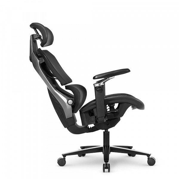 Cadeira Gamer DT3 Sports Chrono, Até 130Kg, Reclinável, Braço 5D, Cilindro Classe 4, Cinza - 13991-3