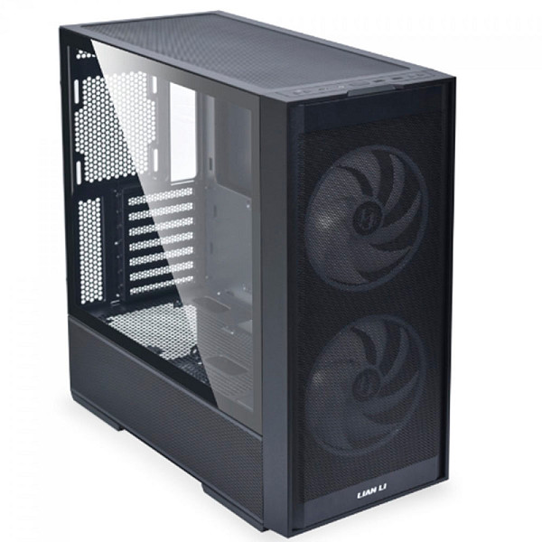 Gabinete Gamer Lian Li Lancool 206 RX, Mid Tower, ATX, RGB, Vidro Temperado, Black, Com 2 Fans, LANCOOL 206RX