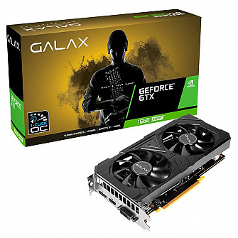 Placa de Vídeo Galax NVIDIA GeForce GTX 1660 Super EX (1-Click OC), 6GB, GDDR6 - 60SRL7DS03ES