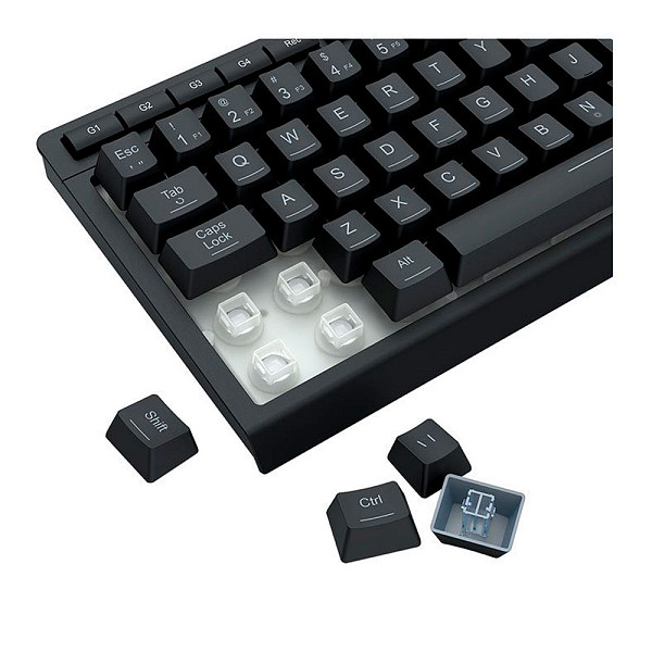 Teclado Gamer Redragon Shiva 61, 60%, RGB, ABNT2, Preto, K522-RGB-PT
