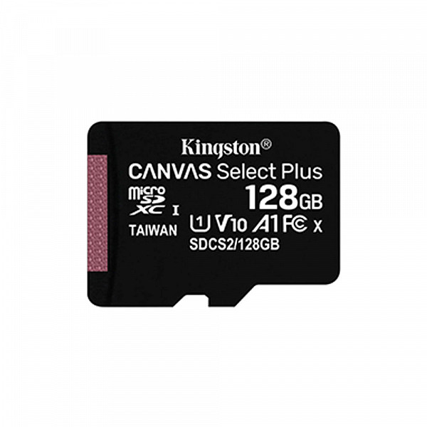 Cartão de Memória Kingston Canvas Select Plus SD Card 128GB Classe 10 UHS-I - SDS2/128GB