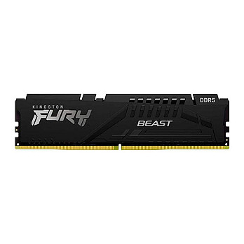 Memoria Kingston Fury Beast, 16GB (1x16GB), DDR5, 5200MHz, C40, Preta, KF552C40BB-16