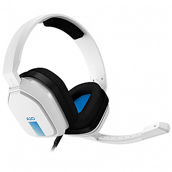 Headset ASTRO Gaming A10 para PlayStation, Nintendo Switch, PC e Xbox - Branco/Azul - 939-001853