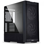 Gabinete Gamer Lian Li Lancool 206 RX, Mid Tower, ATX, RGB, Vidro Temperado, Black, Com 2 Fans, LANCOOL 206RX