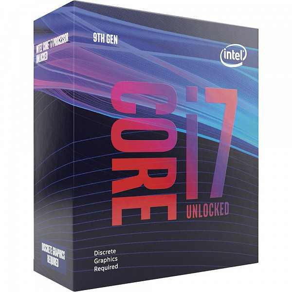 Processador Intel Core i7-9700KF Coffee Lake Refresh, Cache 12MB, 3.6GHz (4.9GHz Max Turbo), LGA 1151, Sem Vídeo - BX80684I79700KF