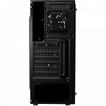 Gabinete Gamer Aerocool SI-5200 RGB, Mid Tower, Com 3 Fans, Lateral em Acrílico, Black, S-Fonte