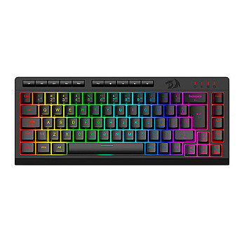 Teclado Membrana Redragon Crescent 68, RGB, 60%, USB, Preto, K519-RGB