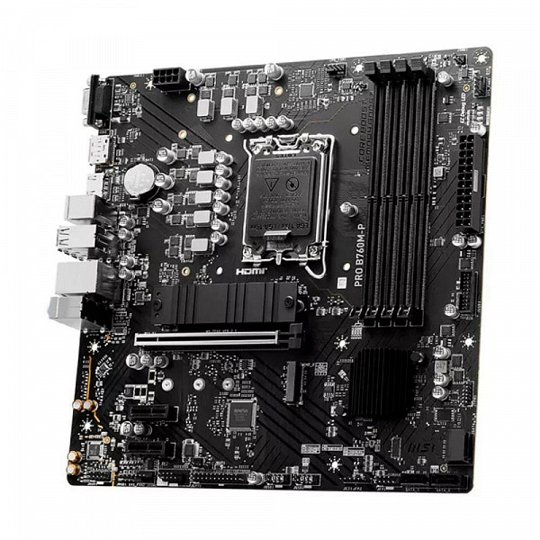 Placa Mãe MSI PRO B760M-P DDR5, Chipset B760, Intel LGA 1700, mATX, DDR5