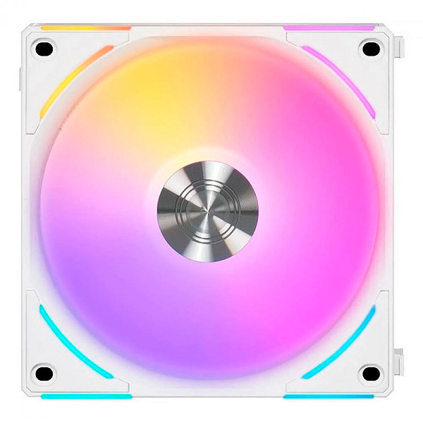 Kit Fan Lian Li com 3 Unidades Uni Fan AL120 V2, 120mm, ARGB, White, UF-AL120V2-3W