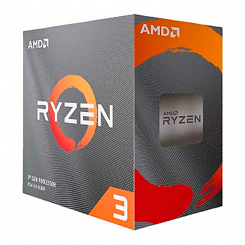 Processador AMD Ryzen 3 3100 3.6GHz (3.9GHz Turbo), 4-Cores 8-Threads, Cooler Wraith Stealth, AM4, 100- 100000284BOX