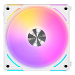 Kit Fan Lian Li com 3 Unidades Uni Fan AL120 V2, 120mm, ARGB, White, UF-AL120V2-3W