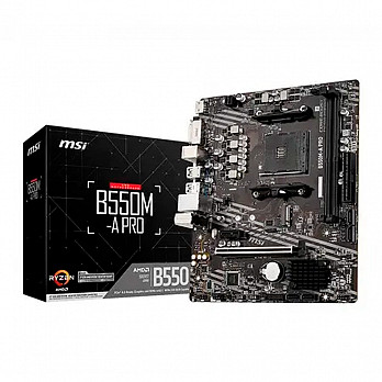 Placa MAE MSI B550M-A PRO - AMD AM4, DDR4 - Matx  M.2