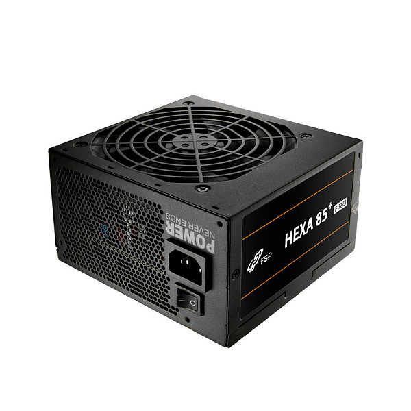 Fonte 650W 80 Plus Bronze FSP HEXA Pro Preto