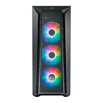 Gabinete Cooler Master Masterbox 520 Mesh, ARGB, Lateral de Vidro, 3 Fans, Preto, MB520-KGNN-S00