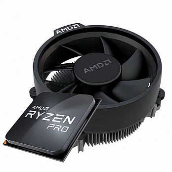 Processador AMD Ryzen 3 PRO 4350G 3.8GHz (4.0GHz Turbo), 4-Cores 8-Threads, C/ Video Integrado, AM4, + Cooler Wraith Stealth, 100-100000148MPK, Sem Caixa