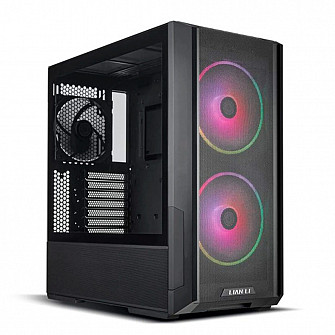 Gabinete Gamer Lancool 216 ARGB, Mid Tower, E-ATX, Lateral em Vidro Temperado, 3x Cooler Fan, Preto - LANCOOL 216 BLACK