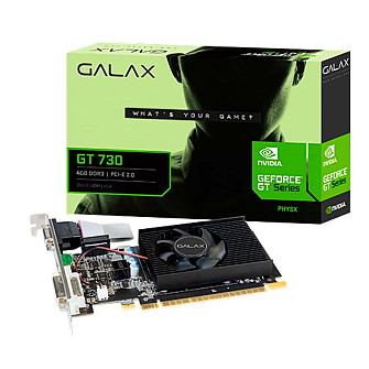 Placa De Vídeo Galax Geforce Gt 730, 4GB, DDR3, 128bits - 73GQF8HX00HD