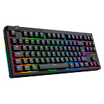 Teclado Magnético Gamer Redragon Otiim, TKL, RGB, 8000Hz, Rapid Trigger, Roda de Volume, Preto - K729RGB-M