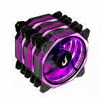 Cooler Fan Rise Mode RGB Aura, 3 Unidades, 120mm, Preto - RM-AU-02-RGB