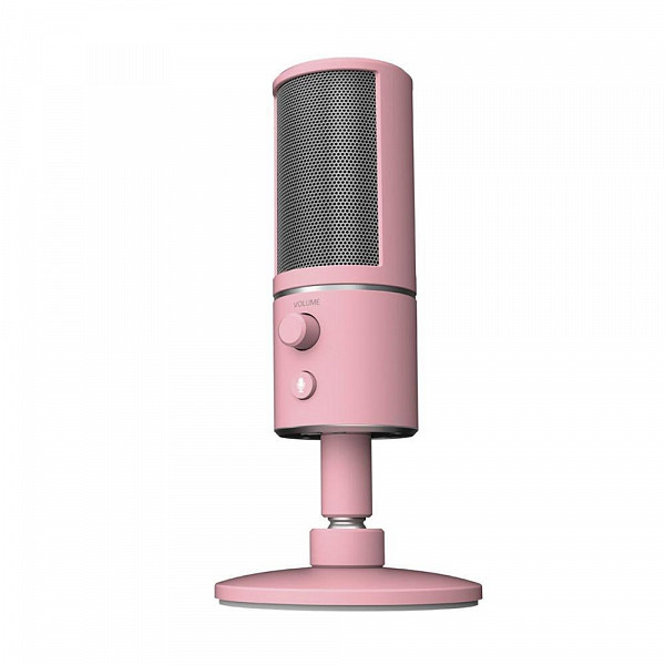Microfone Razer Seiren X Quartz Podcast, USB, Pink - RZ19-02290300-R3M1
