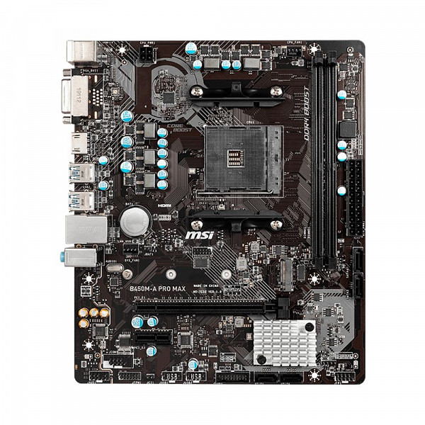 Placa Mãe MSI B450M-A Pro Max, AMD AM4, Micro-ATX, DDR4