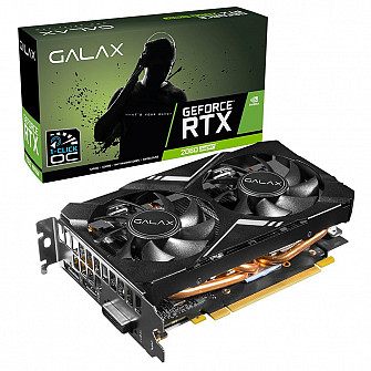 Placa de Vídeo Galax NVIDIA GeForce RTX 2060 Super ELITE (1-Click OC) Mini 8GB, GDDR6 - 26ISL6HP09MN