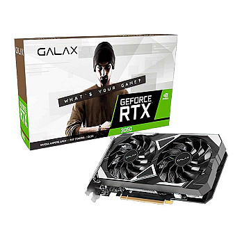 Placa de Video Galax GeForce RTX 3050 EX V2 1-Click OC, 6GB, GDDR6, 96-bit, 35NRLDHP9OID