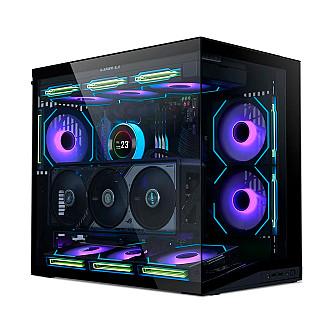 Gabinete Gamer Lian Li O11 Dynamic Mini V2, Midi Tower, Lateral em Vidro, Sem Fans, Preto - O11DMIV2X