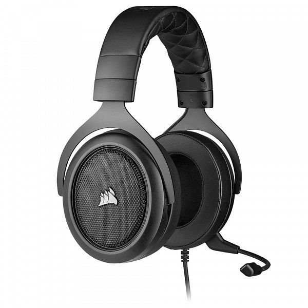 Headset Gamer Corsair HS50 PRO P2, Stereo 2.0, Drivers 50mm, Carbono - CA-9011215-NA