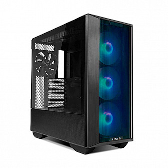 Gabinete Gamer Lian Li Lancool III-R, Mid Tower, E-ATX, Lateral em Vidro Temperado, 4x Cooler Fan RGB, Preto - LANCOOL 3R-X