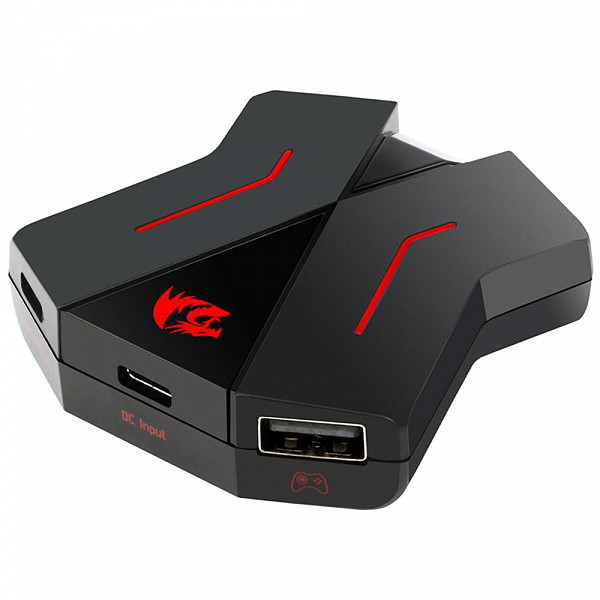 Adaptador de Teclado e Mouse Redragon para Consoles PS4, Xbox One, Nintendo Switch - GA-200