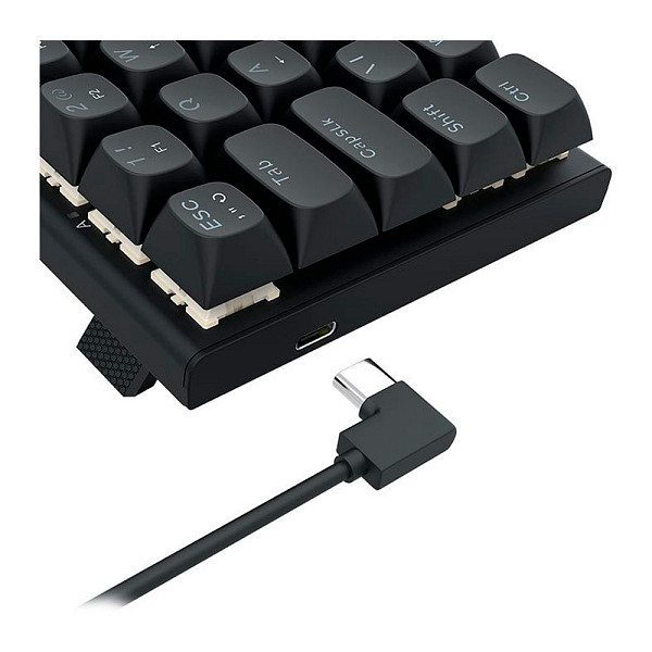 Teclado Magnetico Redragon Fidd, RGB, 60%, ABNT2, Switch Pink Linear, Preto, K683-RGB-PT