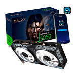 Placa de Vídeo GALAX NVIDIA GeForce RTX 5060 1-Click OC TECLAB Lite, 8GB, GDDR7, 128-Bits, Ray Tracing, DLSS 4 - 56NSN8MDDXBO