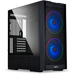 Gabinete Gamer Lian Li Lancool 206 RX, Mid Tower, ATX, RGB, Vidro Temperado, Black, Com 2 Fans, LANCOOL 206RX