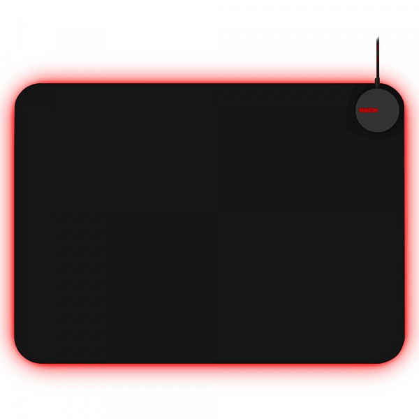 Mousepad Gamer AOC Agon AMM700, RGB, Rígido, Médio (357x256mm) - AMM700DR0B