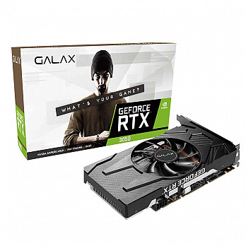 Placa de Vídeo Galax NVIDIA GeForce RTX 3050 1-Click OC, 8GB GDDR6, LHR, DLSS, Ray Tracing - 35NSL8MD6ZOC