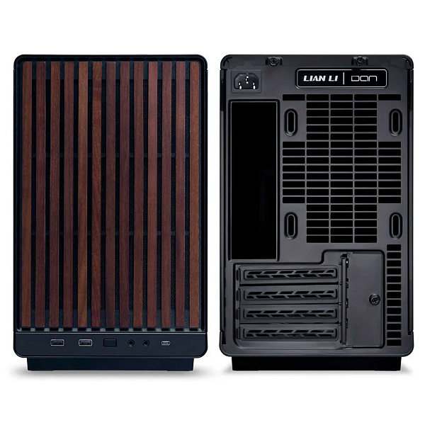 Gabinete Gamer Lian Li A3-mATX, Mini Tower, Micro-ATX, Lateral em Vidro Temperado, Preto - A3-MATX-WD PRETO