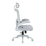 Cadeira de Escritório Ergonômica DT3 Vita Headrest, Até 110Kg, Mesh Spandex, Grey - 14557-2