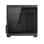 Gabinete Gamer VINGAR Misterium Mini, Lateral de Vidro, Preto, S/Fans